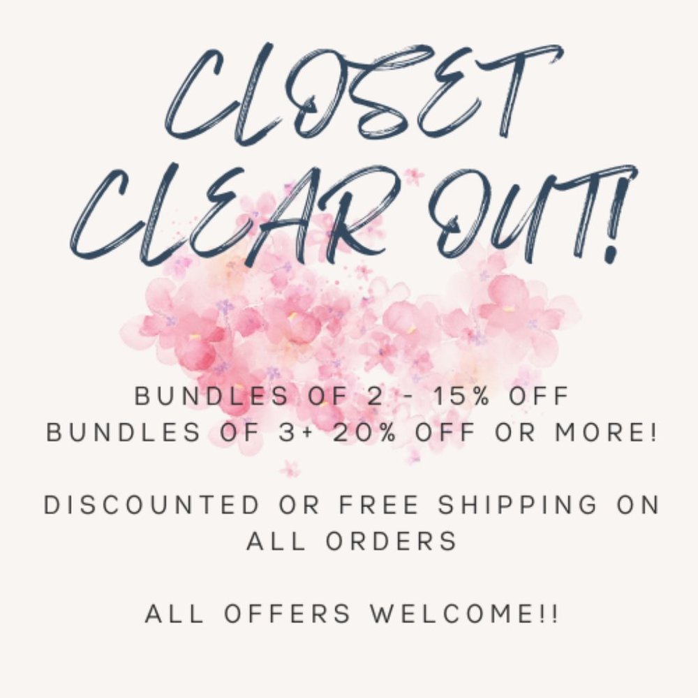 CLOSET CLEAR OUT